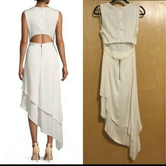 Alice+Olivia Chantay Sleeveless Asymmetric Maxi - Picture 6 of 11